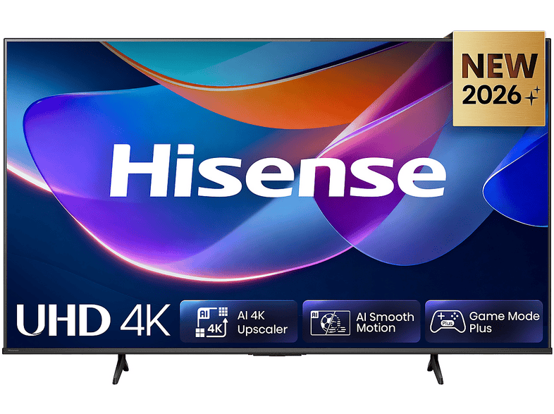 HISENSE 65A6S, Smart TV 65" 4K TV, 60Hz, DTS Virtual X, VIDAA OS con 1000+ APP, HDR 10+, Game Mode Plus, Bluetooth, Wifi, Alexa Built-in, AirPlay2, lativù