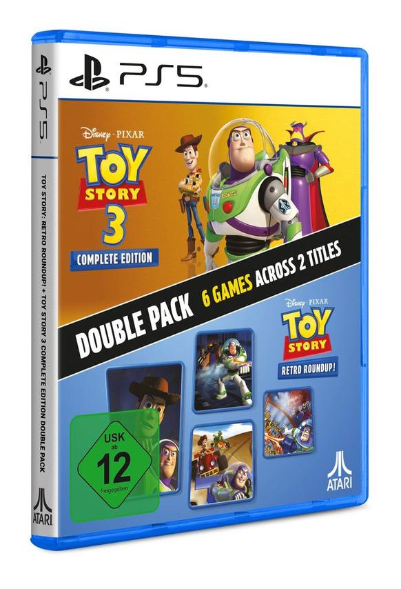 PS5-Spielhülle für Toy Story 3 Complete Edition mit Figuren wie Woody und Buzz Lightyear.