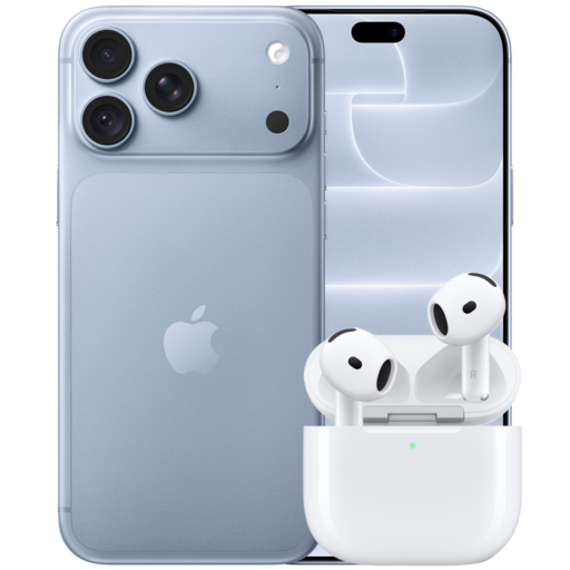 Apple iPhone 18 Pro Max 256GB Glacier Smartphone Bundel met AirPods 5
