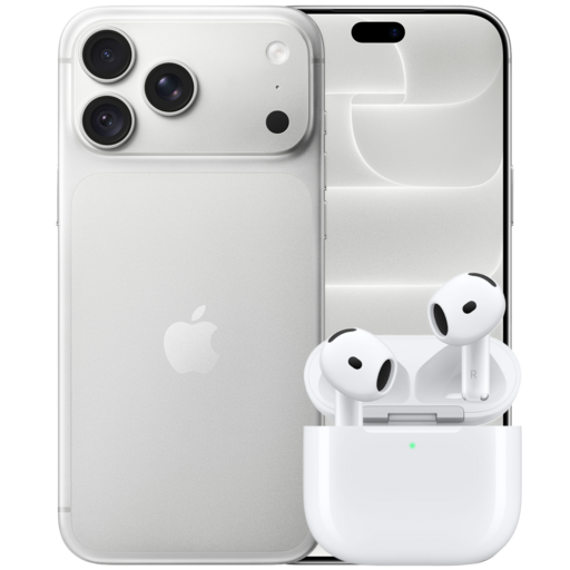 Apple iPhone 18 Pro Max 256 GB Silver + AirPods 5 Bundel