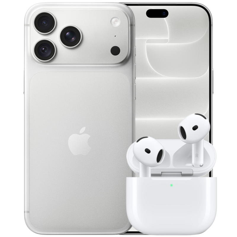 Apple iPhone 18 Pro Max 256 GB Silver + AirPods 5 Bundel