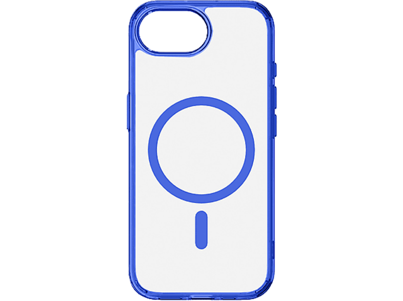 Funda móvil - CellularLine Iconic Mag, Para Apple iPhone 17e, 16e, SE(2025), Compatible con MagSafe, Azul