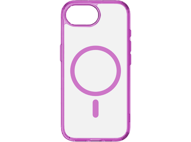 Funda móvil - CellularLine Iconic Mag, Para Apple iPhone 17e, 16e, SE(2025), Compatible con MagSafe, Rosa