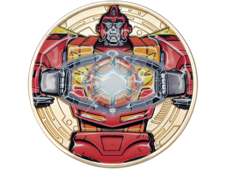 Moneda - FaNaTtik Transformers: The Movie. Limited Edition 40th Anniversary 24k Gold Plated Presentation Coin