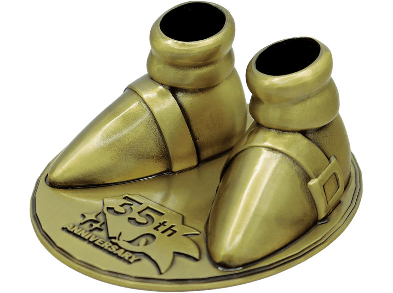 Figura - FaNaTtik Sonic the Hedgehog. Limited Edition 35th Anniversary Metal Boot Replicas