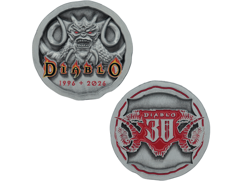 Moneda - FaNaTtik Diablo. Limited Edition 30th Anniversary Presentation Coin