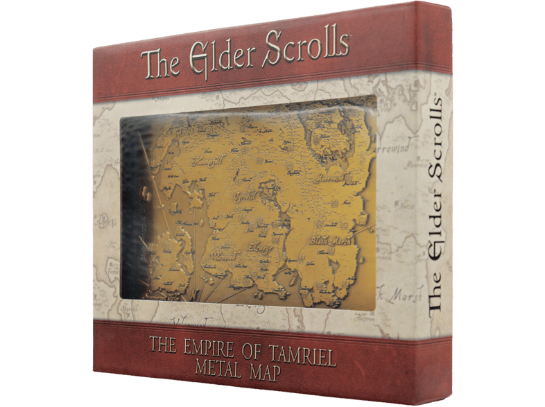 Póster - FaNaTtik The Elder Scrolls. Limited Edition Metal Map of Tamriel, De metal