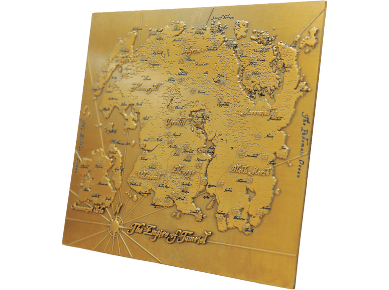 Póster - FaNaTtik The Elder Scrolls. Limited Edition Metal Map of Tamriel, De metal