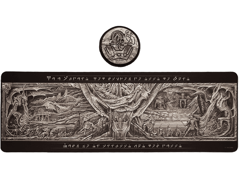 Alfombrilla gaming - FaNaTtik The Elder Scrolls V: Skyrim, Goma, 90x30 cm, Multicolor
