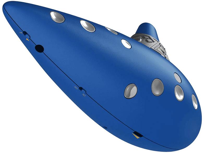 Instrumento Ocarina - Hori del Tiempo Eléctrica, The Legend Of Zelda: Time, Altavoz, Jack 3.5 mm, Con Soporte, Azul – imagen 3