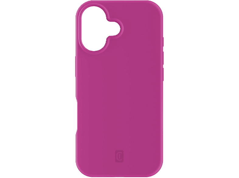 Funda móvil - CellularLine Sensation, Para Apple iPhone 17, Soft-touch, Silicona, Microfibra, Rosa