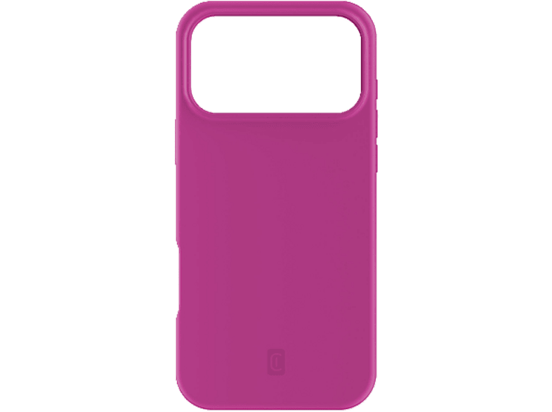 Funda móvil - CellularLine Sensation, Para Apple iPhone 17 Pro, Soft-touch, Silicona, Microfibra, Rosa