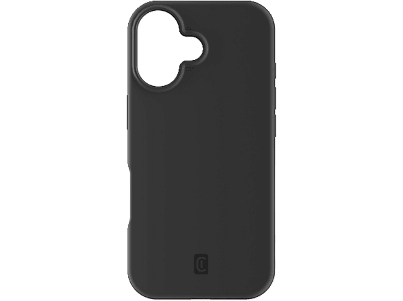 Funda móvil - CellularLine Sensation, Para Apple iPhone 17, Soft-touch, Silicona, Microfibra, Negro