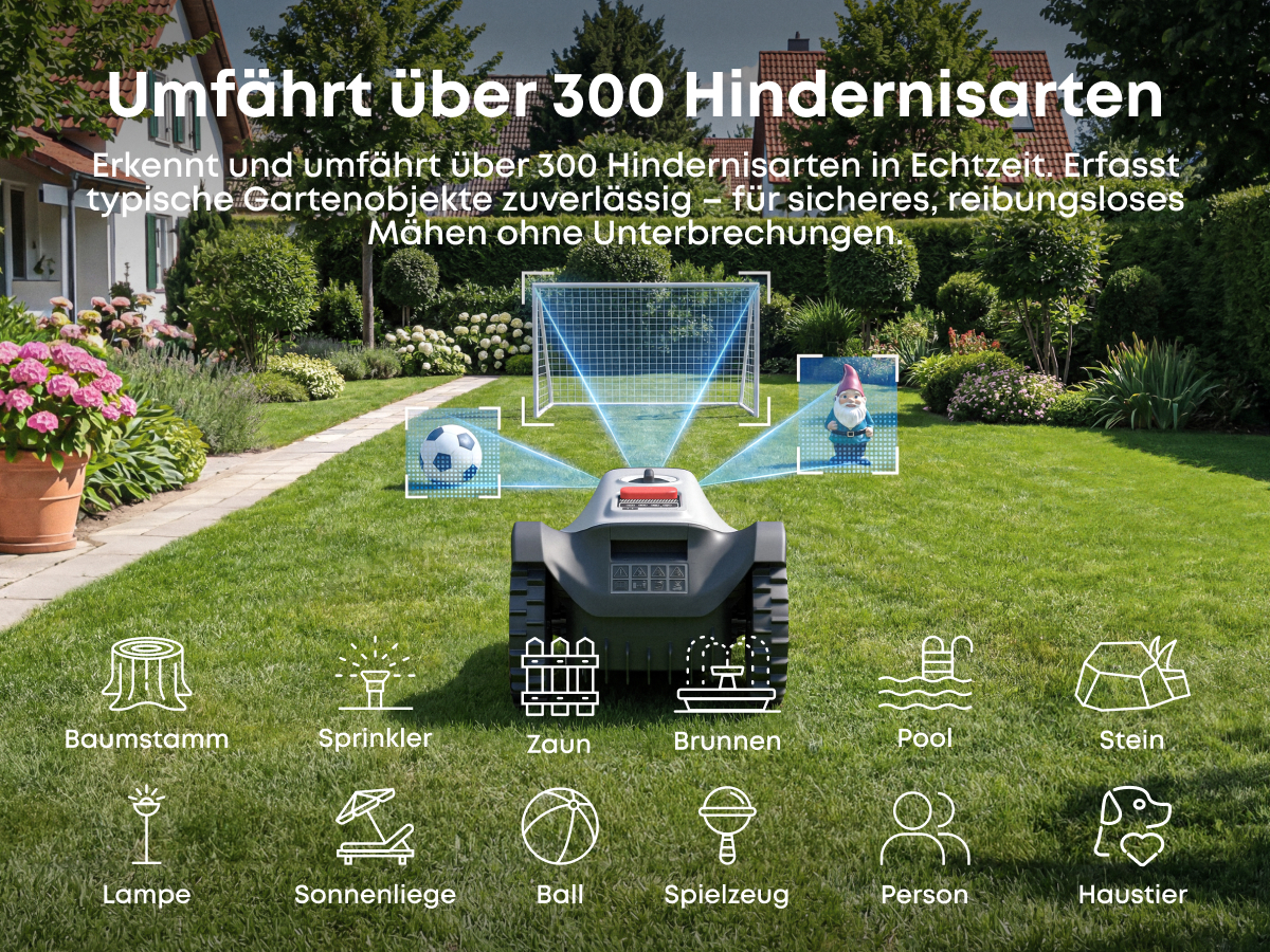 ANKER EUFY C15 Solo, Mähroboter, 500 m², Schnittbreite: 180 mm 