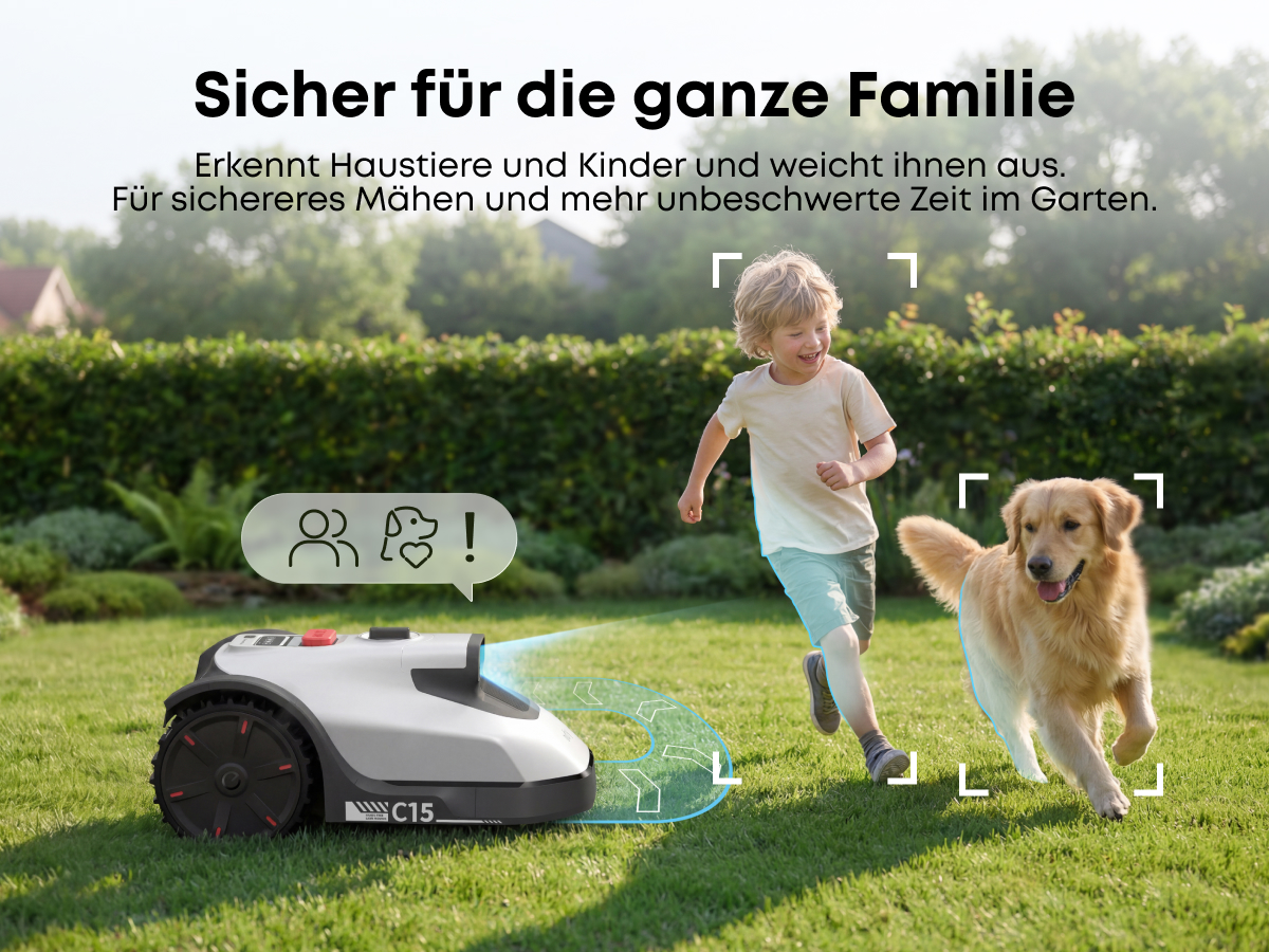 ANKER EUFY C15 Solo, Mähroboter, 500 m², Schnittbreite: 180 mm 