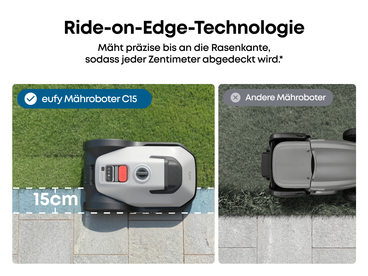 ANKER EUFY C15 Solo, Mähroboter, 500 m², Schnittbreite: 180 mm 