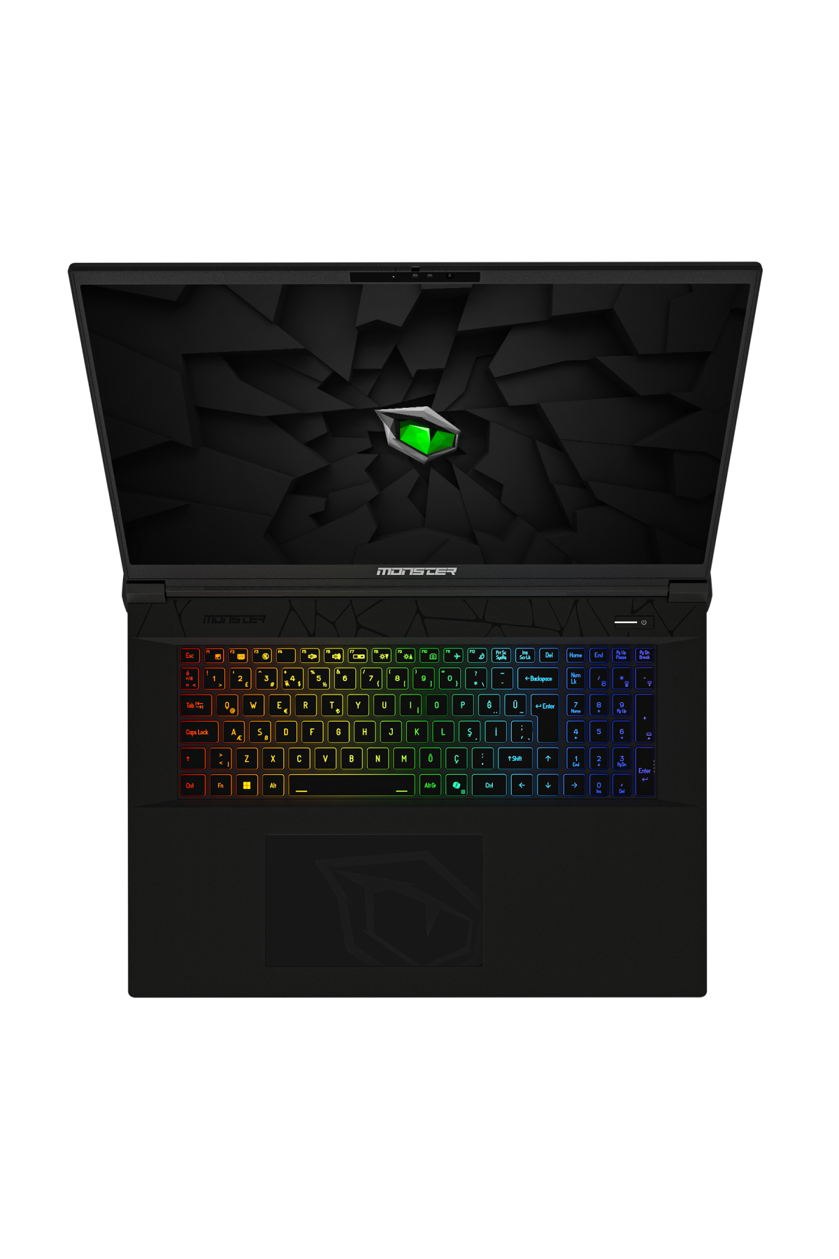 MONSTER Semruk S8 V1.2.1/Intel Core Ultra 9 275HX/32GB RAM/1 TB SSD/RTX5090/18"/W11 Pro Laptop Siyah