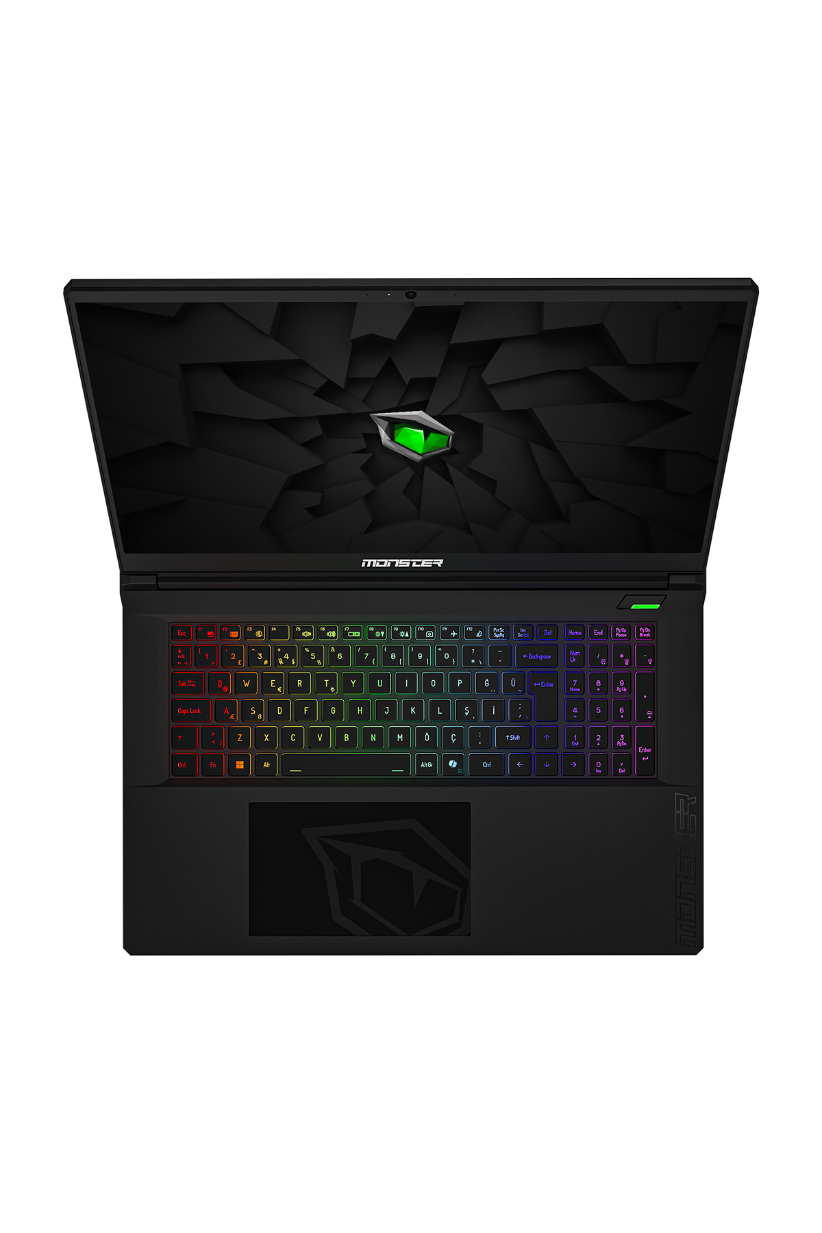 MONSTER Tulpar T7 V26.4.5/Intel Core Ultra 9 185H/32GB RAM/1TB SSD/RTX5060/17.3"/W11 Laptop Siyah