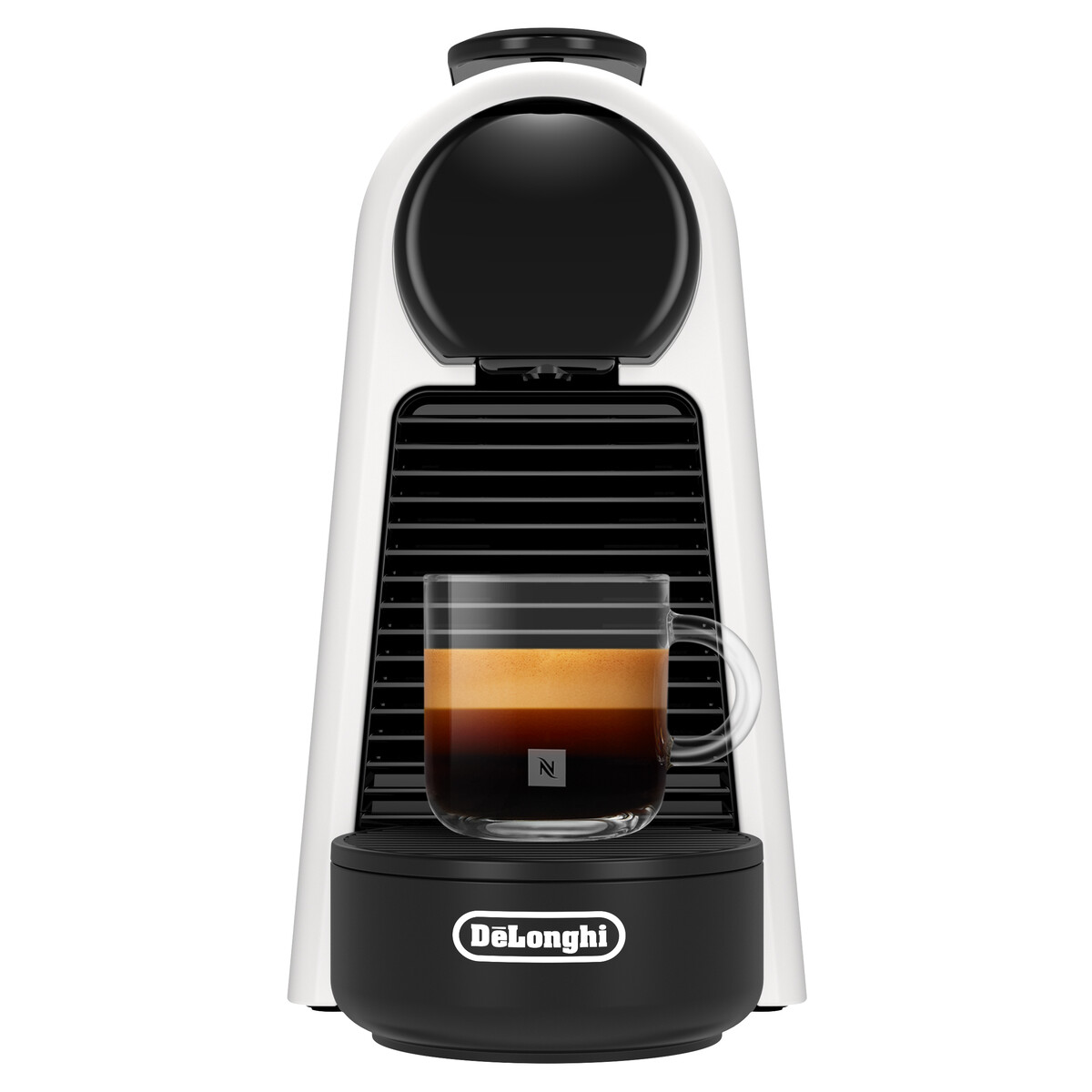 Cafetera de cápsulas - De'Longhi Nespresso® EN85.WMT, 1310 W, 19 bar, 0.6 l, Calentamiento 26 s, Apagado automático, Blanco mate
