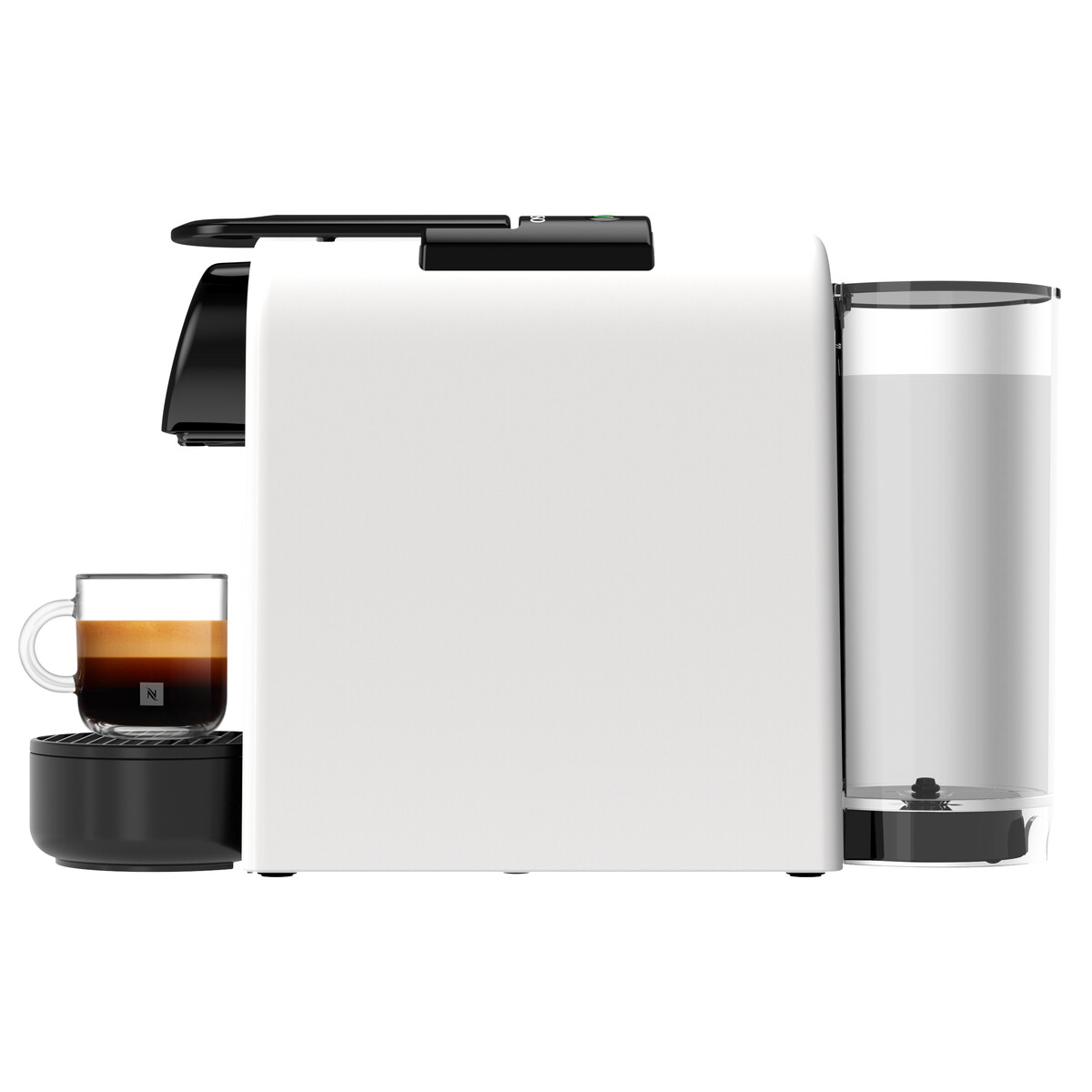 Cafetera de cápsulas - De'Longhi Nespresso® EN85.WMT, 1310 W, 19 bar, 0.6 l, Calentamiento 26 s, Apagado automático, Blanco mate