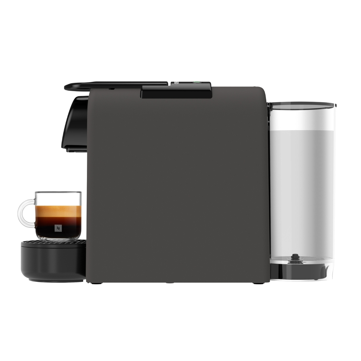 Cafetera de cápsulas - De'Longhi Nespresso® EN85.BKMT, 1310 W,19 bar, 0.6 l, Calentamiento 26 s, Apagado automático, Negro mate