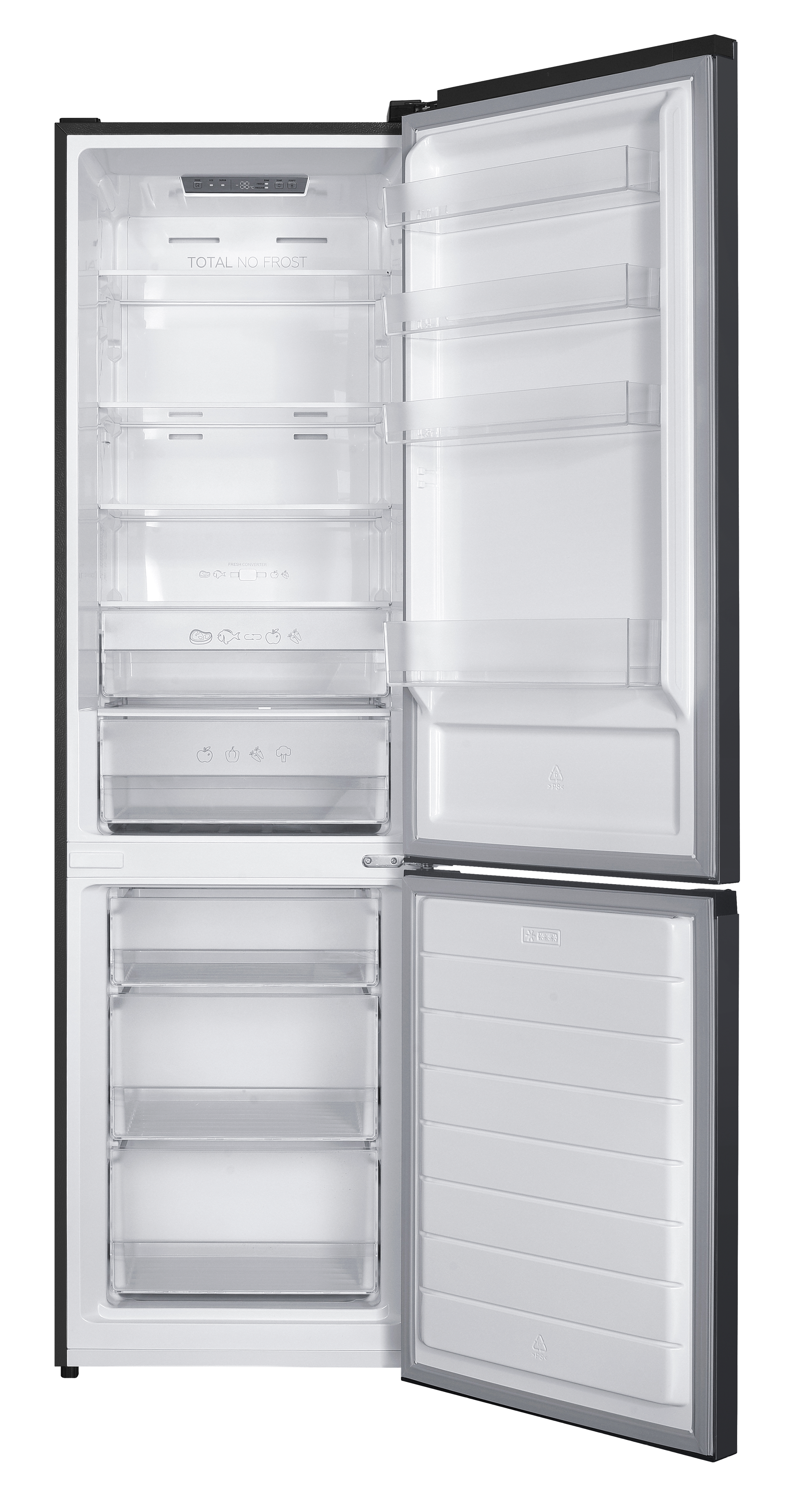 Chłodziarko-zamrażarka KOENIC 681-1 A NF IN 205cm Total No Frost Fresh Converter Inox