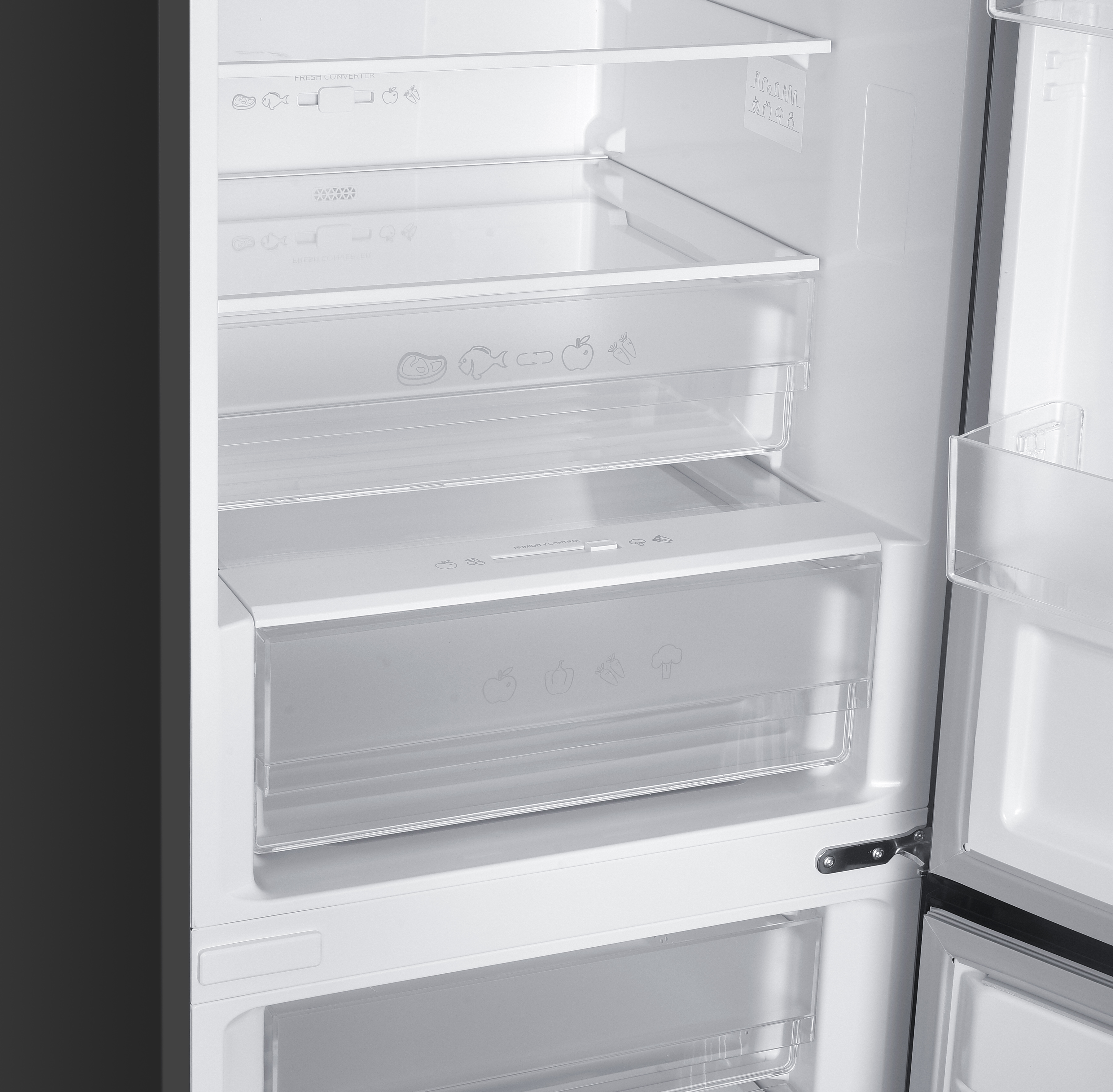 Chłodziarko-zamrażarka KOENIC 681-1 A NF IN 205cm Total No Frost Fresh Converter Inox