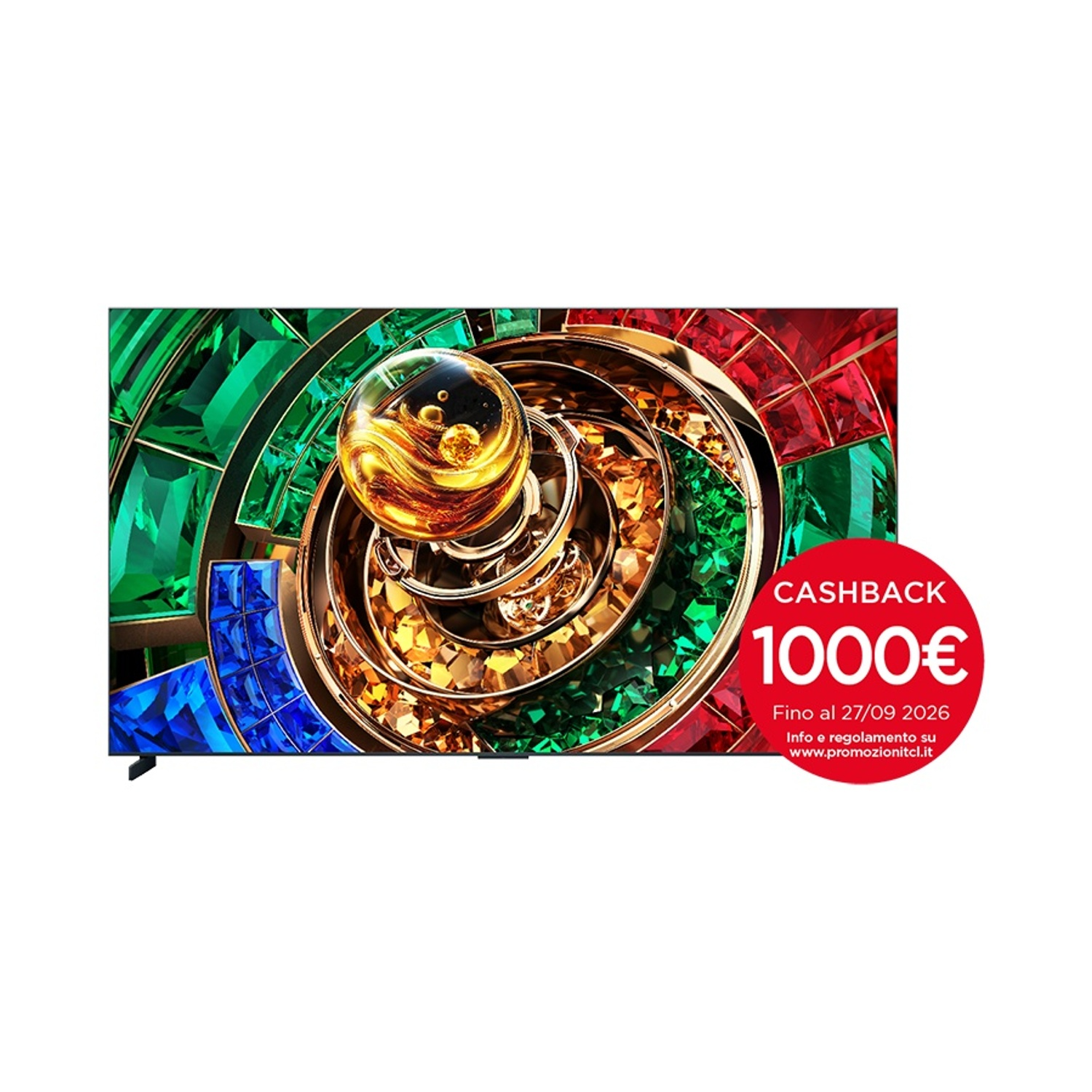 TCL 98RM9L TV RGB MiniLED, SMART TV, 98 ", RGB-MiniLED, Processore MT9655, Black, Classe F