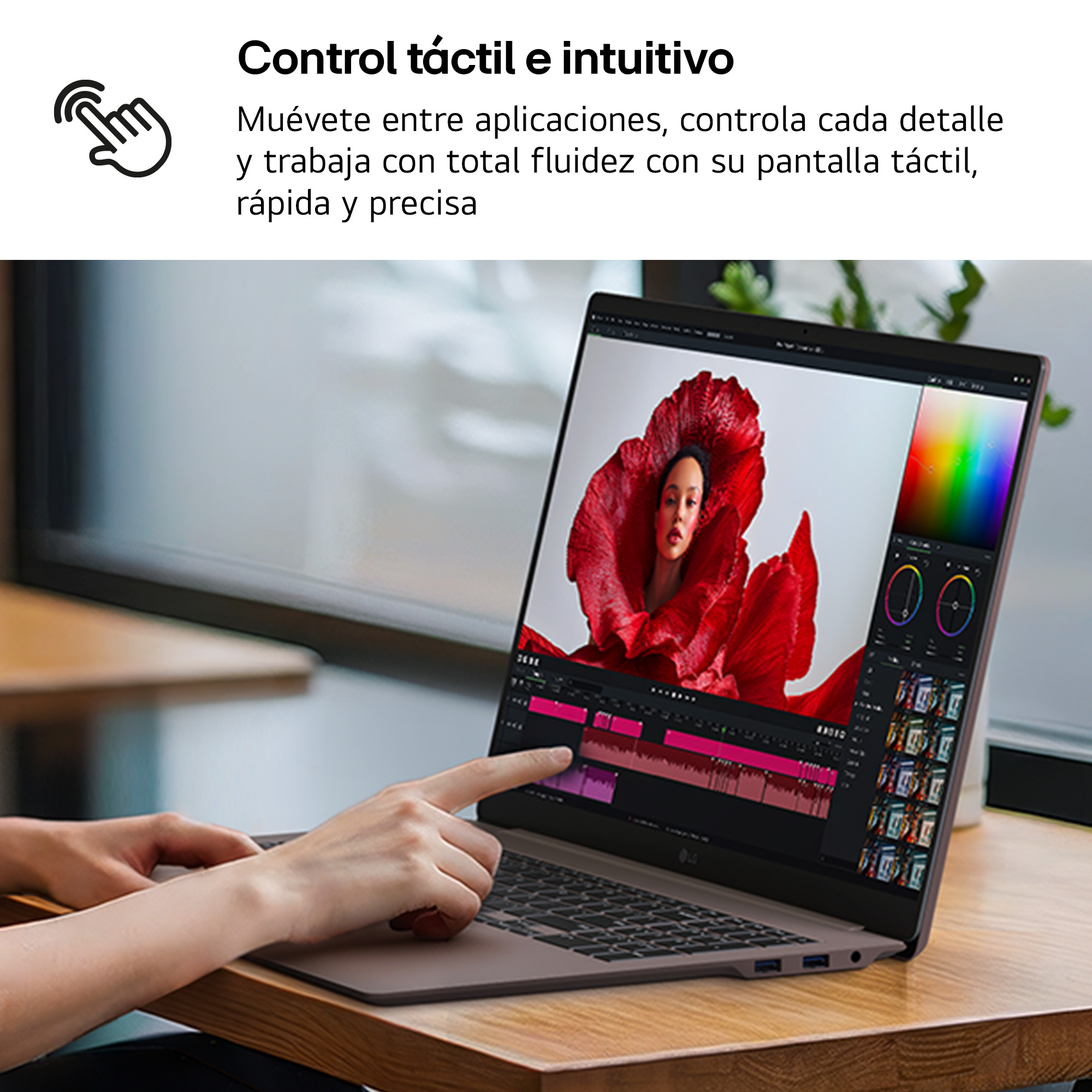 Portátil - LG 17Z90UB-H.AU99BN, 17" WQXGA, Intel® Core™ Ultra X9 388H (16 Cores, 16 treads 5.1 GHz), 32 GB, 1 TB SSD, Arc™ GPU, Windows 11 Home