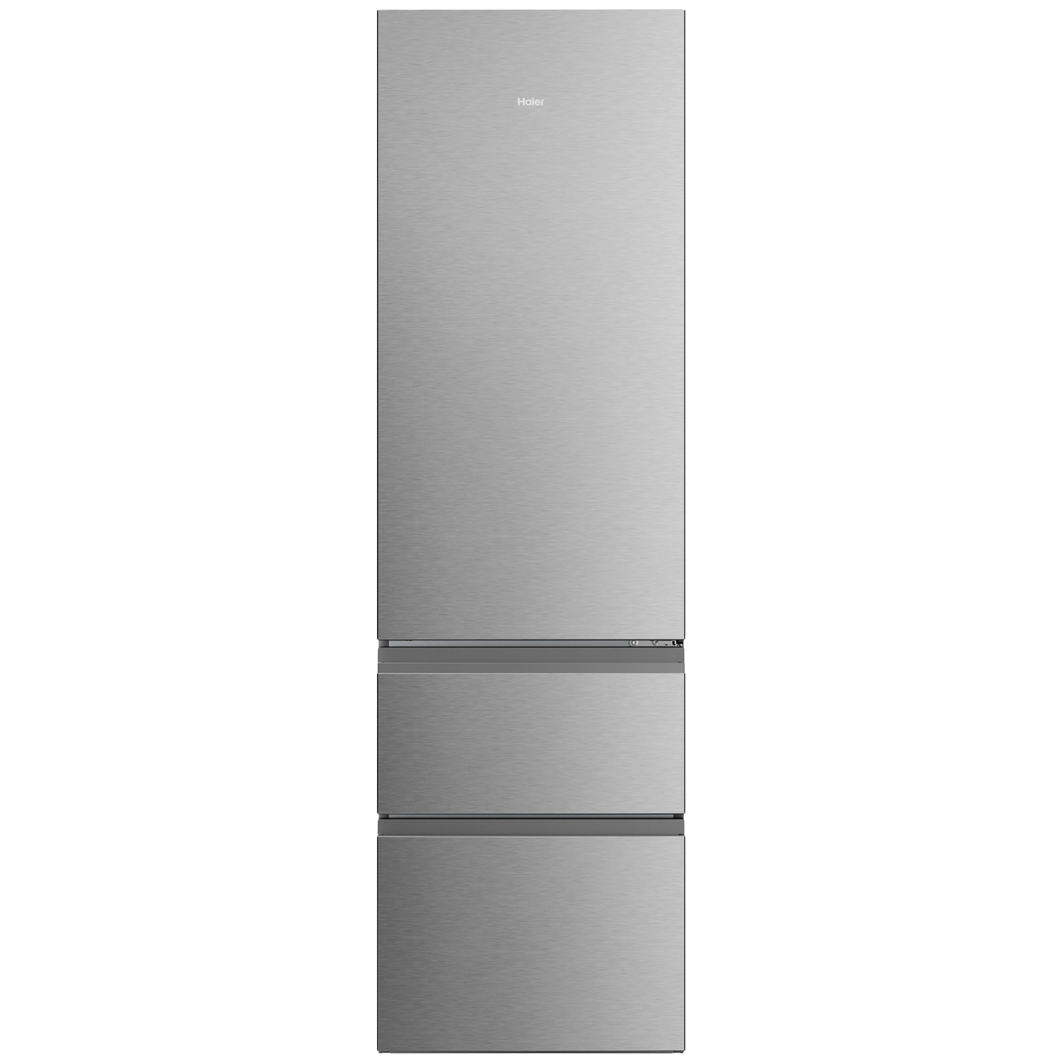 Haier Htr3620cnmg - Breedte 59.5 Cm Hoogte 205 Inhoud 414 L Nofrost Koel-vriescombinatie Inox