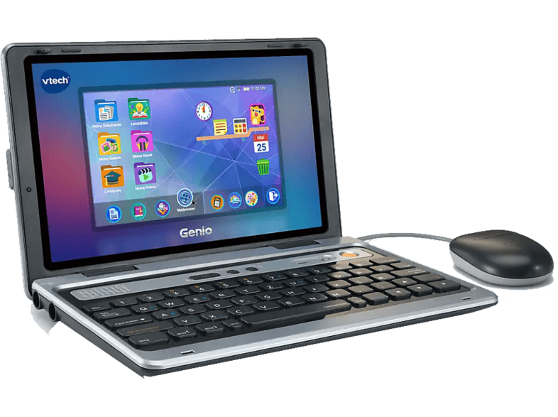 Vtech Genio Lernlaptop XL Kinder Lerncomputer, Schwarz