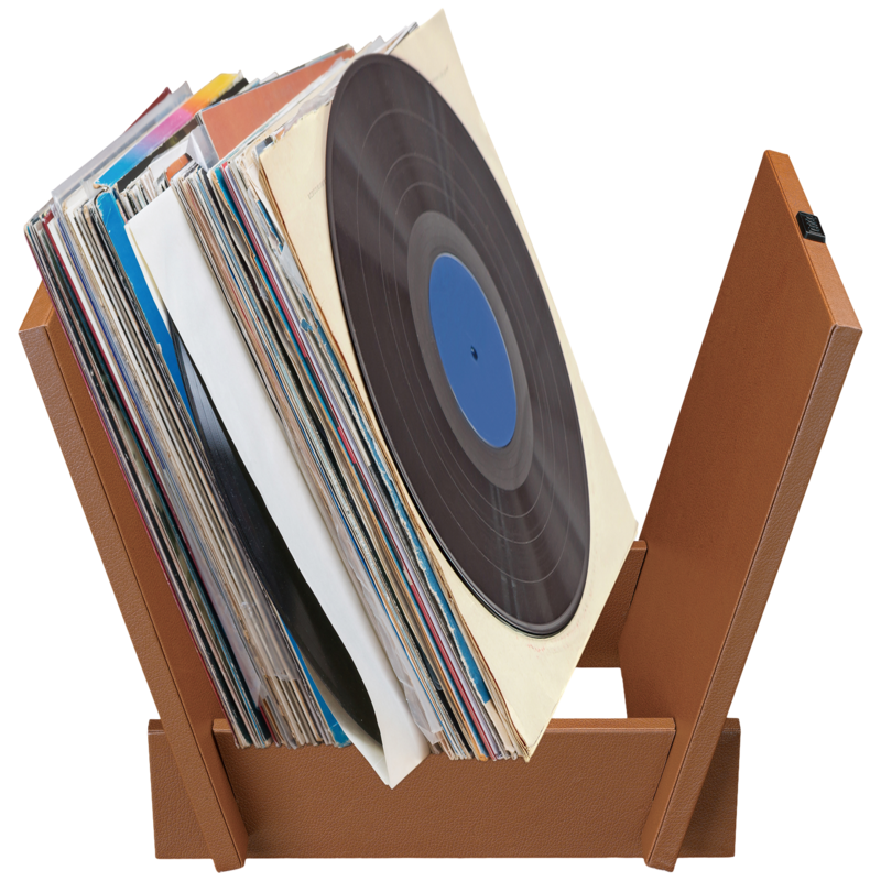 Lenco TTA-040BN LP Storage Holder Brown