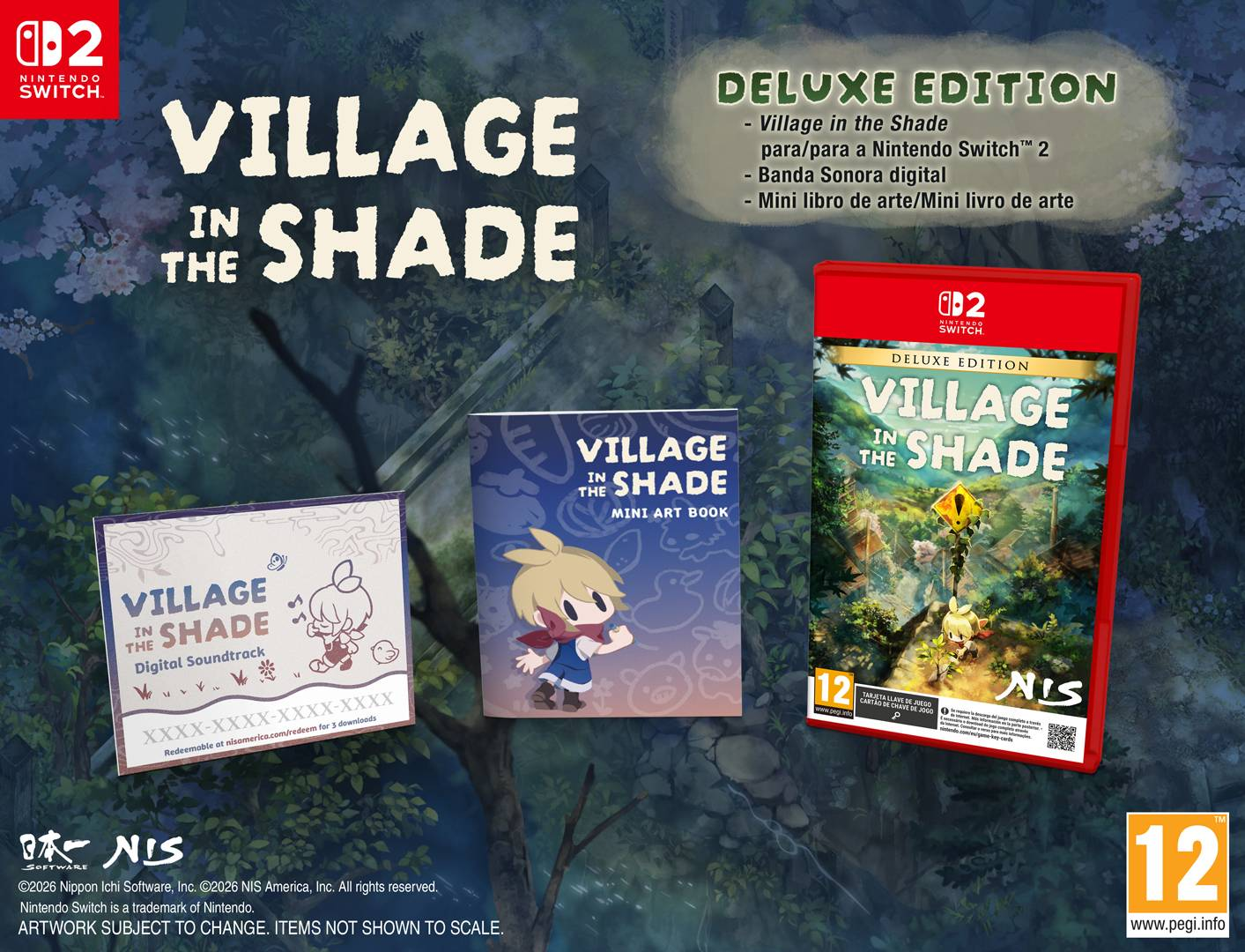 Nintendo Switch 2 Village in the Shade. Deluxe Edition (Game Key Card)