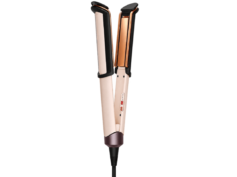 Plancha de pelo - Dyson Corrale CoolShine™, 4 Niveles Temperatura, Mantiene la hidratación, Ceramic Pink/Rose Gold