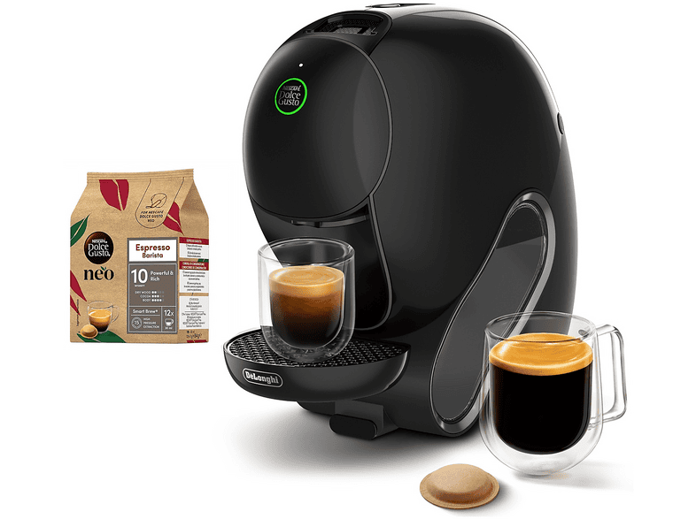 MACCHINA CAFFÈ CAPSULE DE'LONGHI NEO CAFFE', Compatibile con Capsule Nescafè Dolce Gusto Neo, Pressione pompa 15 bar, Potenza 1600 W, Serbatoio acqua 1 l, Grigio