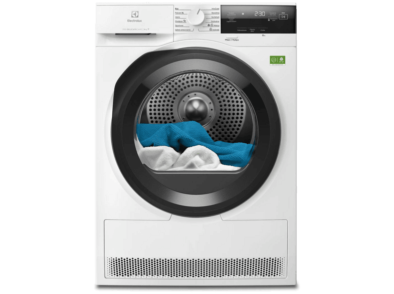 Suszarka z pompą ciepła ELECTROLUX EW7D38BNCP 8kg SensiCare Wi-Fi Biały