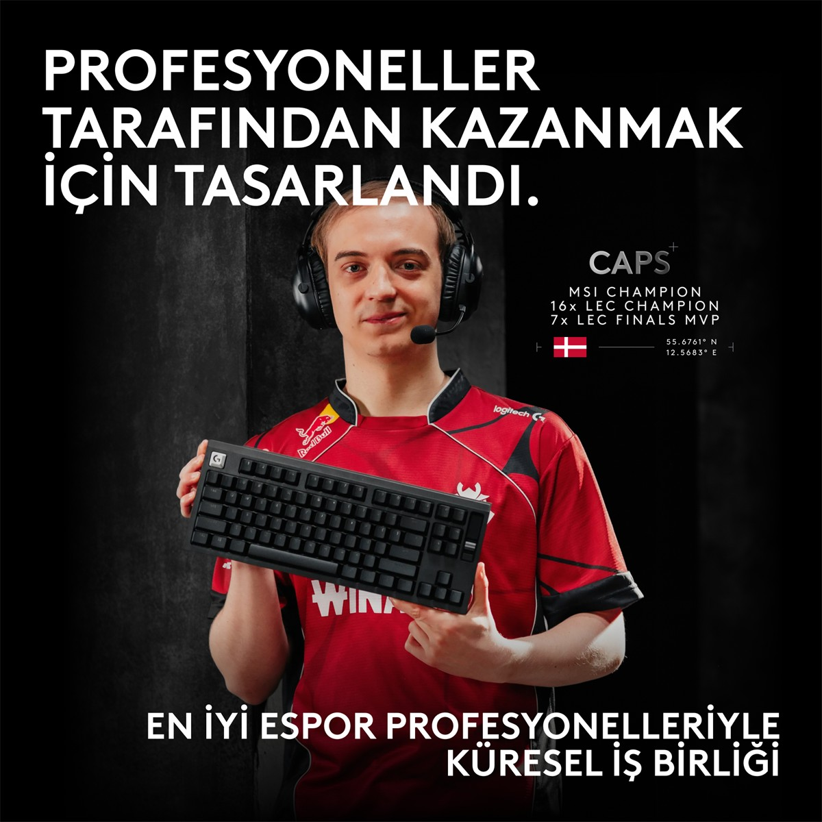 LOGITECH G Pro X2 Rapid TKL Kablolu Oyuncu Klavyesi (Analog - US Layout) Beyaz