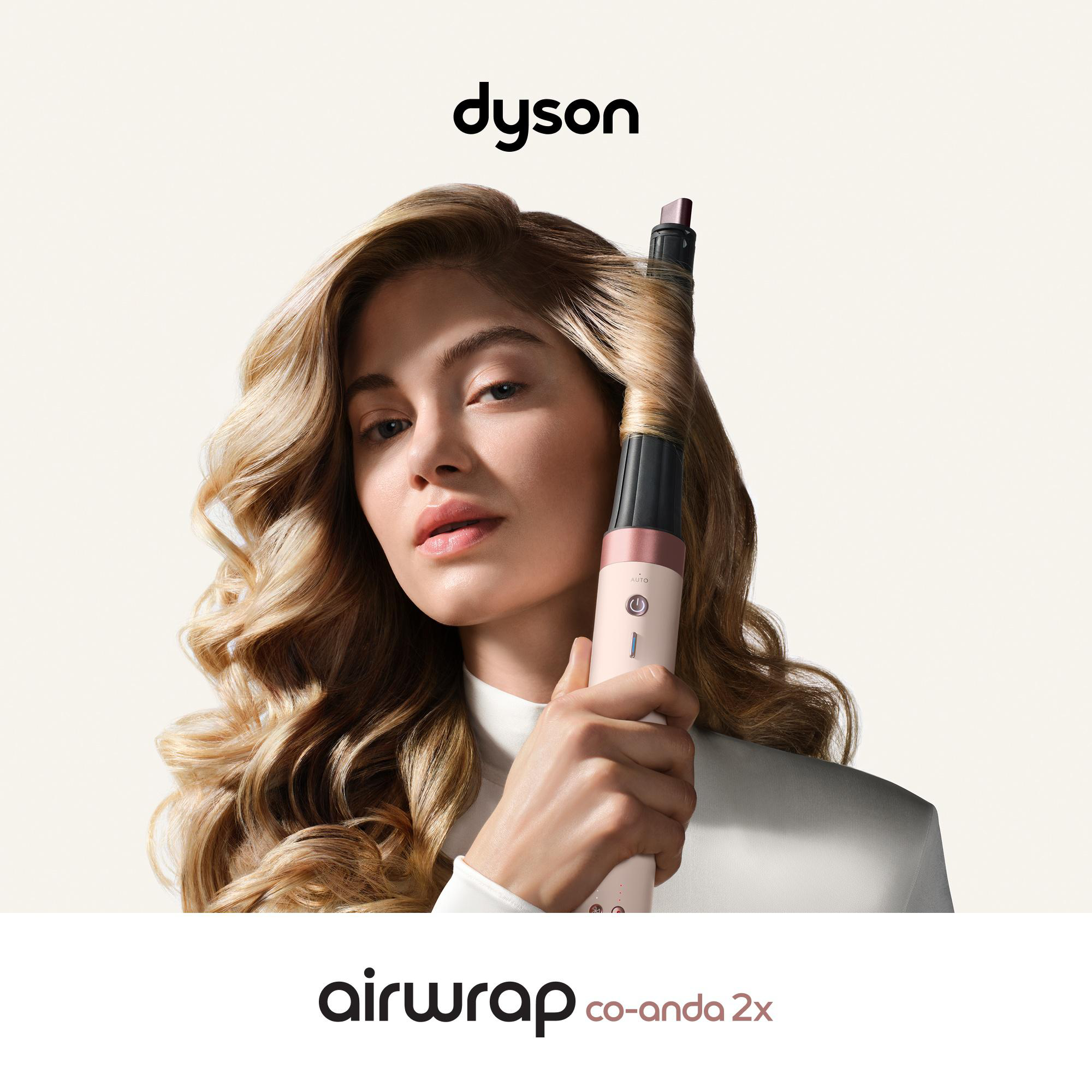 DYSON Airwrap Co-anda2x™ Multi-Haarstyler und -trockner Straight + Wavy Ceramic Pink/Roségold, 1700 Watt, 6 Aufsätze