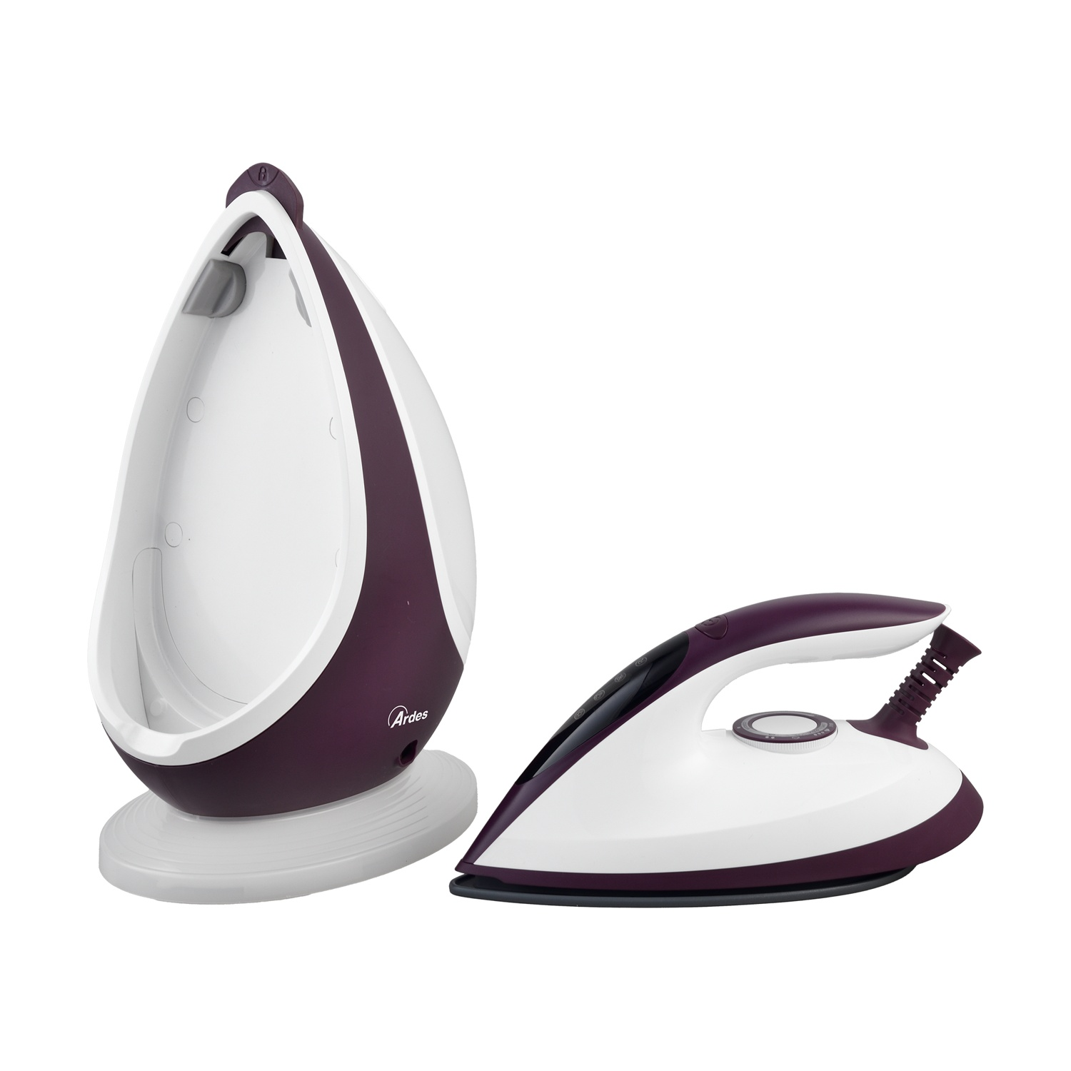 FERRO A VAPORE ARDES VAPOR MASTER STIRO CALDAIA, Potenza massima 2400 W, Vapore continuo fino a 45 g/min, Serbatorio acqua 1000 ml, Sistema anticalcare integrato, Piastra in Ceramica
