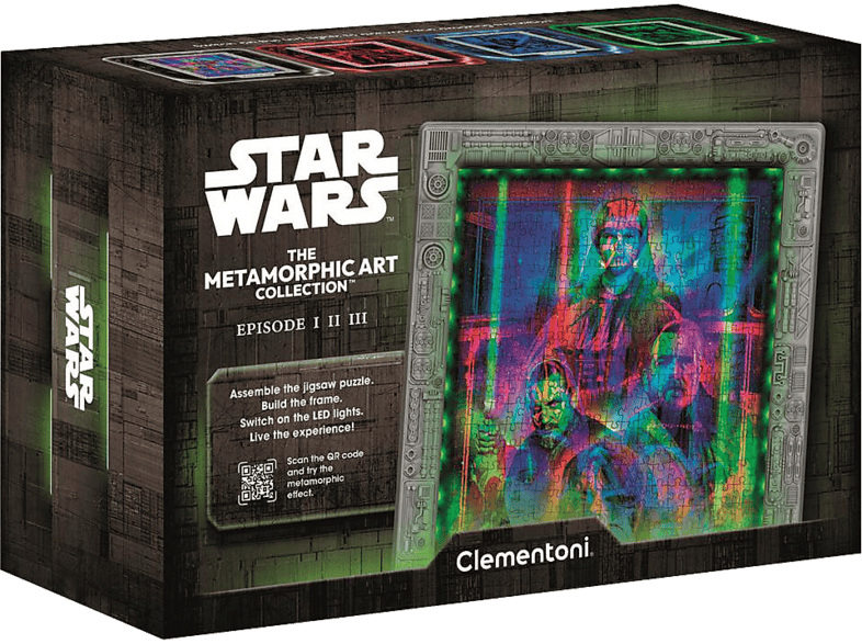Clementoni Star Wars Morphing Collection Puzzel met LED Lijst 520 Stukjes