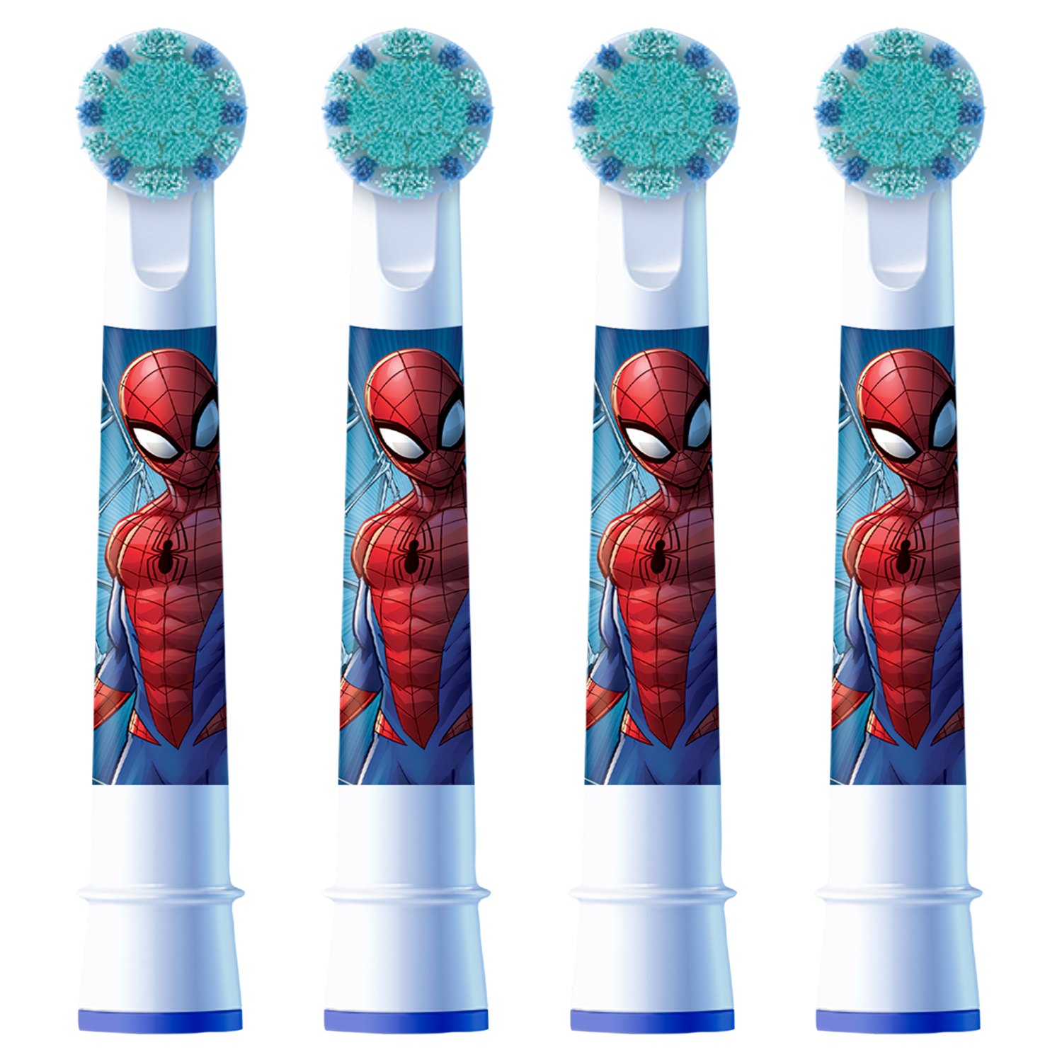 Recambio para cepillo dental - Oral-B Kids, Cabezales De Recambio De Spider-Man, Pack de 4 Unidades