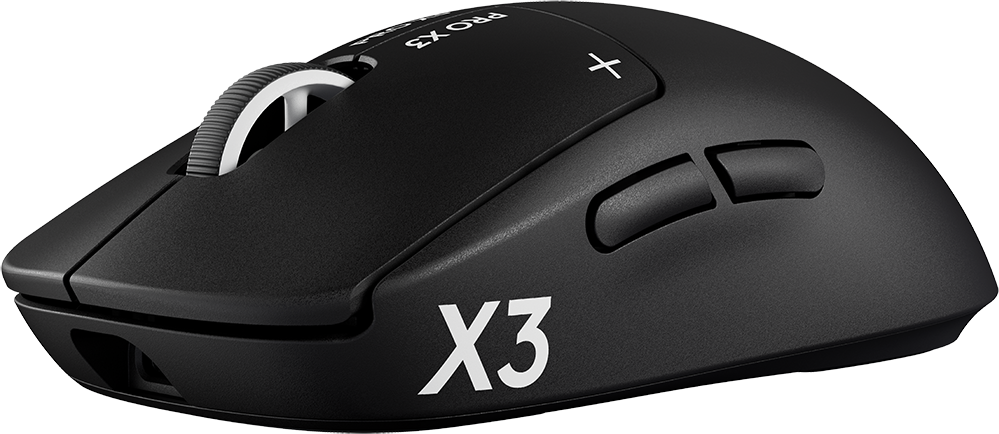 LOGITECH Pro X3 Superstrike Lightspeed, vezeték nélküli optikai egér, 44000dpi, fekete (910-007878)