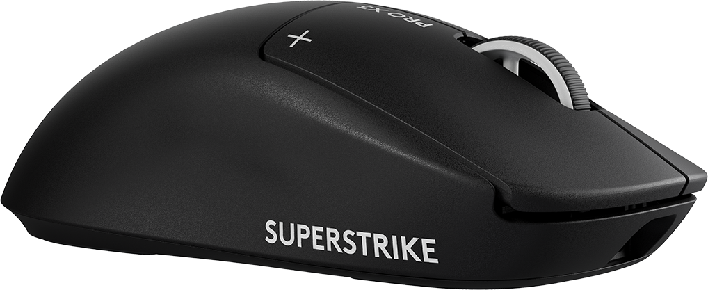 LOGITECH Pro X3 Superstrike Lightspeed, vezeték nélküli optikai egér, 44000dpi, fekete (910-007878)