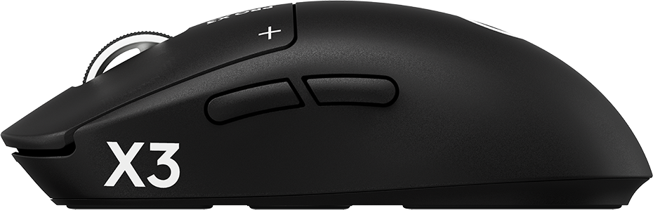 LOGITECH Pro X3 Superstrike Lightspeed, vezeték nélküli optikai egér, 44000dpi, fekete (910-007878)