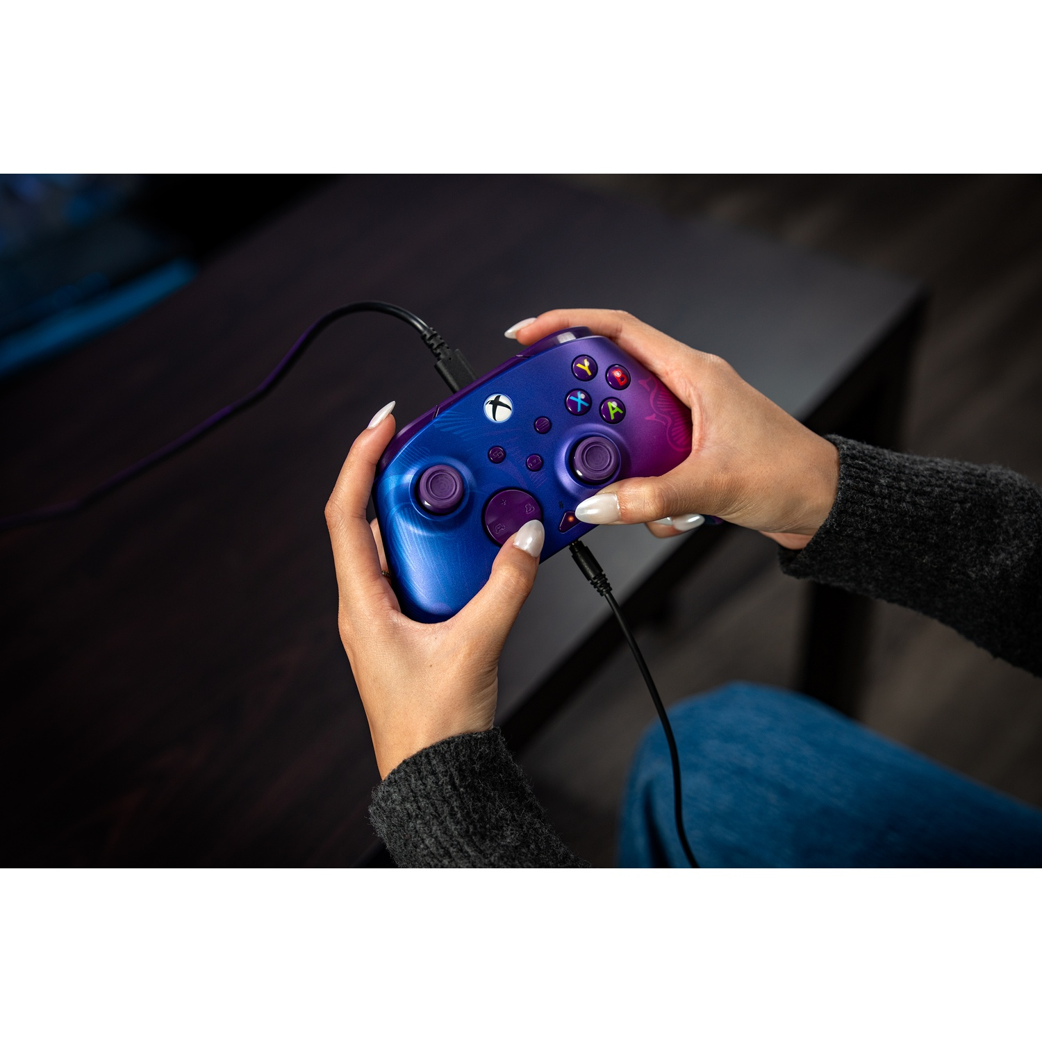 TURTLE BEACH Manette filaire avancée Rematch – Purple Fade (Xbox Series)