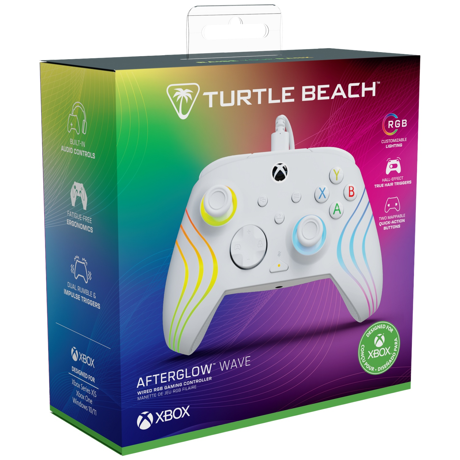 TURTLE BEACH Manette filaire Afterglow Wave (PC, Xbox Series)
