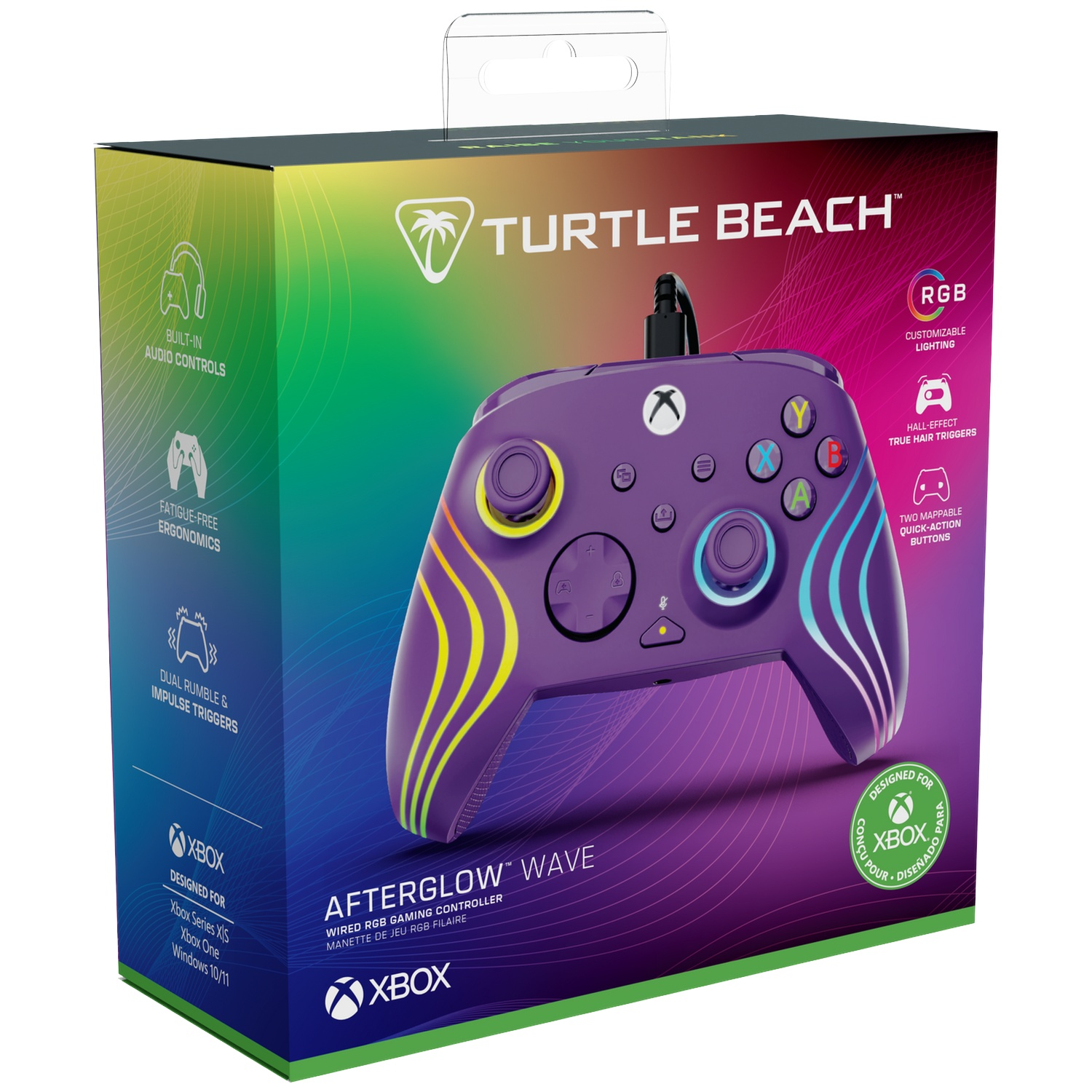 TURTLE BEACH Manette filaire Afterglow Wave (PC, Xbox Series)