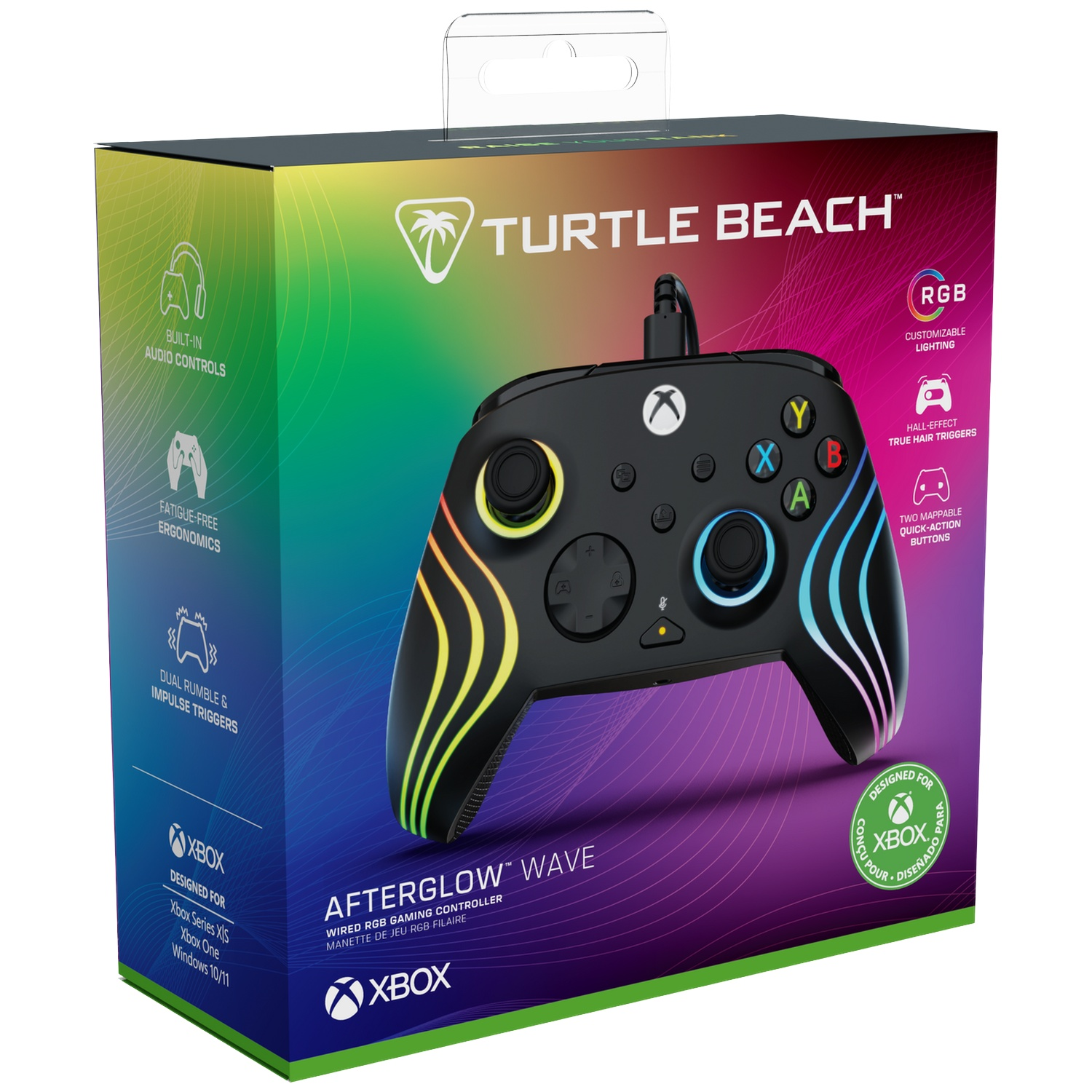 TURTLE BEACH Manette filaire Afterglow Wave (PC, Xbox Series)
