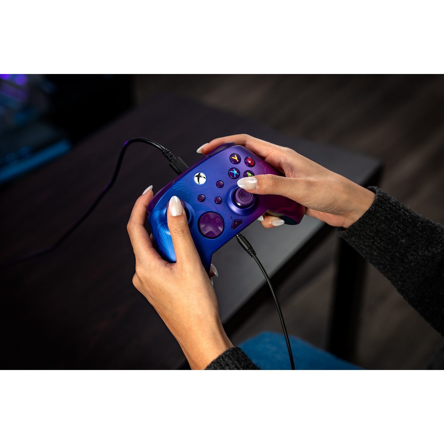 TURTLE BEACH Manette filaire avancée Rematch – Purple Fade (Xbox Series)
