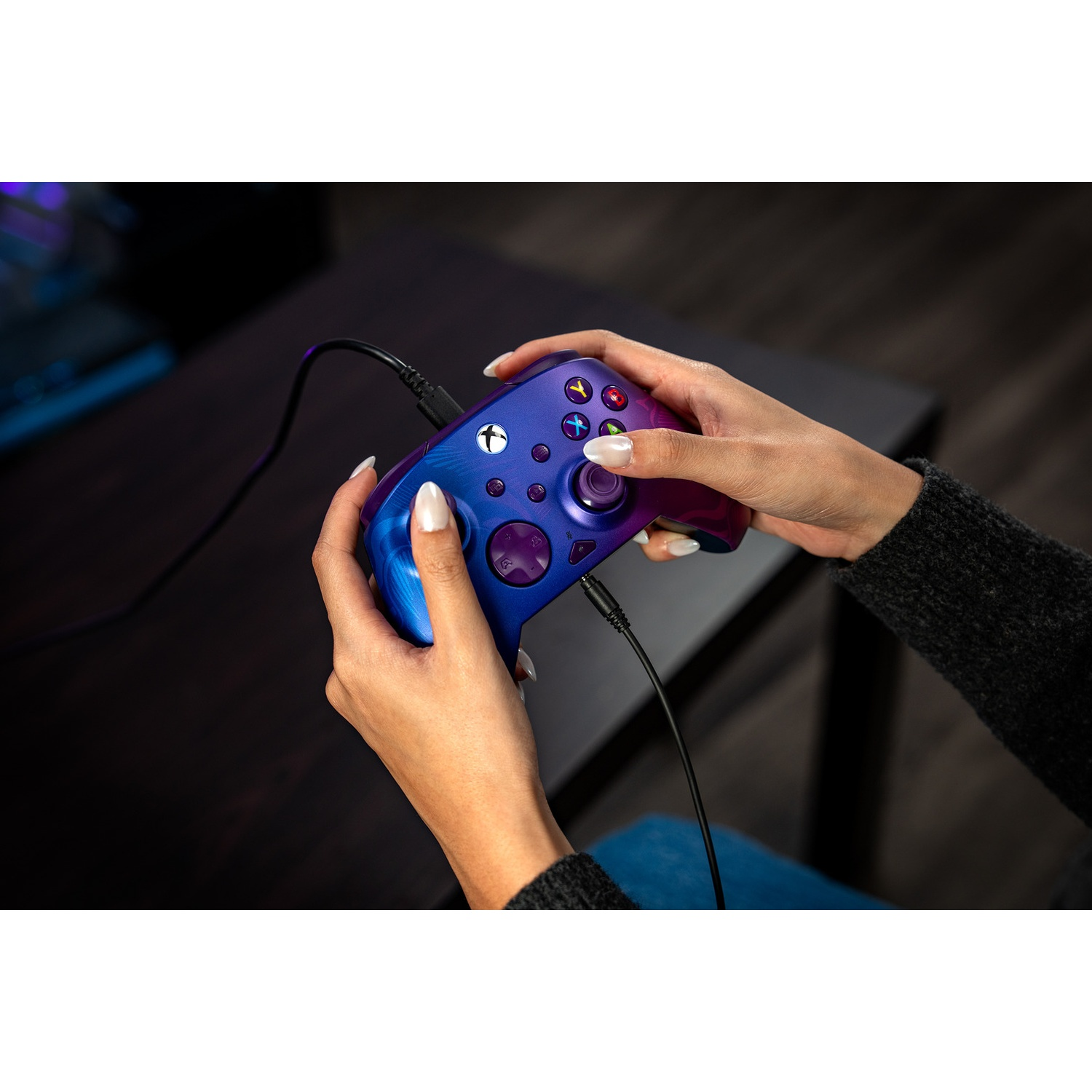 TURTLE BEACH Manette filaire avancée Rematch – Purple Fade (Xbox Series)